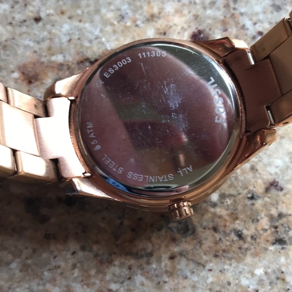 Fossil rose gold  watch - Picture 5 of 6